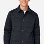 Harriton Mens Guardian Wind & Water Resistant Full Zip Soft Shell Chore Coat - Black - New
