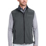 Vineyard Vines Mens On The Go Shep Moisture Wicking Full Zip Vest - Jet Black - New
