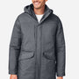 Core 365 Mens Inspire 3-in-1 Insulated Water Resistant Full Zip Hooded Jacket - Carbon Grey/Black - Coming Soon