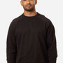 Econscious Mens Motion Crewneck Sweatshirt - Black - New