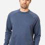 Econscious Mens Motion Crewneck Sweatshirt - Pacific Blue - New
