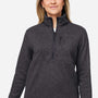 Marmot Womens Drop Line Fleece 1/4 Zip Jacket - Heather Black - Coming Soon