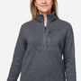 Marmot Womens Drop Line Fleece 1/4 Zip Jacket - Heather Steel Onyx Grey - Coming Soon