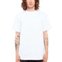 Shaka Wear Mens Active Short Sleeve Crewneck T-Shirt - White - New