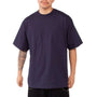 Shaka Wear Mens Max Heavyweight Short Sleeve Crewneck T-Shirt - Navy Blue - Coming Soon