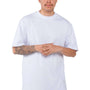 Shaka Wear Mens Max Heavyweight Short Sleeve Crewneck T-Shirt - White - Coming Soon