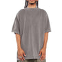 Shaka Wear Mens Garment Dyed Short Sleeve Crewneck T-Shirt - Cement Grey - Coming Soon