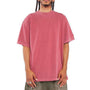 Shaka Wear Mens Garment Dyed Short Sleeve Crewneck T-Shirt - Clay Red - Coming Soon