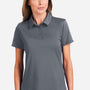 Under Armour Womens Recycled Short Sleeve Polo Shirt - Castlerock Grey/White - Coming Soon