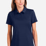 Under Armour Womens Recycled Short Sleeve Polo Shirt - Midnight Navy Blue/Black - Coming Soon