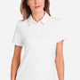 Under Armour Womens Recycled Short Sleeve Polo Shirt - White/Black - Coming Soon