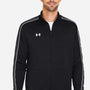 Under Armour Mens Command 2.0 Moisture Wicking Full Zip Jacket - Black/White - New