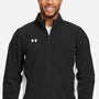 Under Armour Mens Rival Stretch Full Zip Jacket - Black/White - Coming Soon