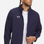 Under Armour Mens Rival Stretch Full Zip Jacket - Midnight Navy Blue/White - Coming Soon