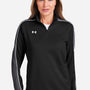 Under Armour Womens Command 2.0 1/4 Zip Sweatshirt - Black/White - Coming Soon