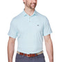 Vineyard Vines Mens Bradley Stripe Sankaty Moisture Wicking Short Sleeve Polo Shirt - Andros Blue Tejada - Coming Soon