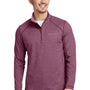 Vineyard Vines Mens Sankaty Moisture Wicking 1/4 Zip Sweatshirt - Collegiate Burgundy - Coming Soon