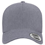 Yupoong Hats Mens Perforated Snapback Hat - Heather Grey - Coming Soon