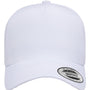 Yupoong Hats Mens Perforated Snapback Hat - White - New