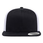 Yupoong Hats Mens Retro High Profile Snapback Trucker Hat - Black/White - Coming Soon