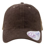 Infinity Her Hats Womens Corduroy Adjustable Hat - Chocolate Brown/Tonal Fawn - Coming Soon