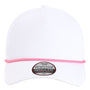 Imperial Hats Mens The Corral Adjustable Hat - White/Hot Pink - Coming Soon