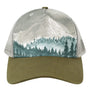 Locale Hats Mens Adjustable Trucker Hat - Denali Olive Green/Grey - Coming Soon