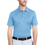 Vineyard Vines Mens Destin Stripe Sankaty Moisture Wicking Short Sleeve Polo Shirt - Ocean Breeze Blue - Coming Soon