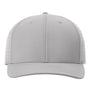 Richardson Hats Mens Laser Perf R-Flex Moisture Wicking Snapback Hat - Grey - New