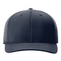 Richardson Hats Mens Laser Perf R-Flex Moisture Wicking Snapback Hat - Navy Blue - New