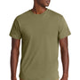 American Apparel Mens Garment Dyed Short Sleeve Crewneck T-Shirt - Faded Army Green