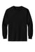 American Apparel AL1304/1304 Mens Long Sleeve Crewneck T-Shirt Black Model Flat Front