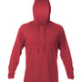 Anetik Mens Low Pro Tech Moisture Wicking Long Sleeve Hooded T-Shirt Hoodie w/ Pocket - Heather Pyro Red - Coming Soon