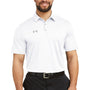 Under Armour Mens Tech Moisture Wicking Short Sleeve Polo Shirt - White