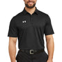 Under Armour Mens Tech Moisture Wicking Short Sleeve Polo Shirt - Black