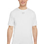 Under Armour Mens Team Tech Moisture Wicking Short Sleeve Crewneck T-Shirt - White