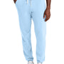 Comfort Colors Mens Garment Dyed Fleece Sweatpants w/ Pockets - Hydrangea Blue - NEW