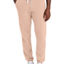 Comfort Colors Mens Garment Dyed Fleece Sweatpants w/ Pockets - Peachy - NEW