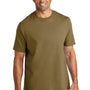 Volunteer Knitwear Mens USA Made All American Short Sleeve Crewneck T-Shirt - Coyote Brown