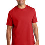 Volunteer Knitwear Mens USA Made All American Short Sleeve Crewneck T-Shirt - Flag Red