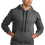 Volunteer Knitwear Mens USA Made Chore Fleece Hooded Sweatshirt Hoodie w/ Pouch Pocket - Heather Charcoal Grey