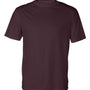 Badger Mens B-Core Moisture Wicking Short Sleeve Crewneck T-Shirt - Maroon