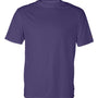 Badger Mens B-Core Moisture Wicking Short Sleeve Crewneck T-Shirt - Purple