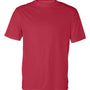 Badger Mens B-Core Moisture Wicking Short Sleeve Crewneck T-Shirt - Red