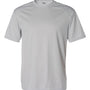 Badger Mens B-Core Moisture Wicking Short Sleeve Crewneck T-Shirt - Silver Grey