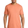 Comfort Colors Mens Short Sleeve Crewneck T-Shirt - Neon Cantloupe Orange