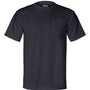 Bayside Mens Union Made Short Sleeve Crewneck T-Shirt w/ Pocket - Navy Blue - Coming Soon