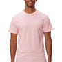 Threadfast Apparel Mens Ultimate Short Sleeve Crewneck T-Shirt - Powder Pink - Closeout