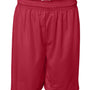 Badger Mens Pro Mesh Shorts - Red