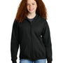 Gildan Youth Heavy Blend Full Zip Hooded Sweatshirt Hoodie w/ Pockets - Black